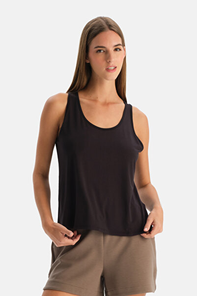 Dagi Black Thick Strap Basic Athlete