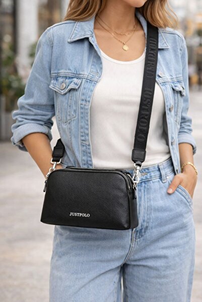 ÇANTAM GELSİN Just Polo Original Women's Adjustable Long Strap Multi-Compartm...