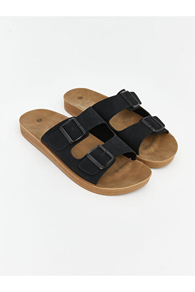 LC Waikiki Peak New Season Double Buckled Men's Slipper