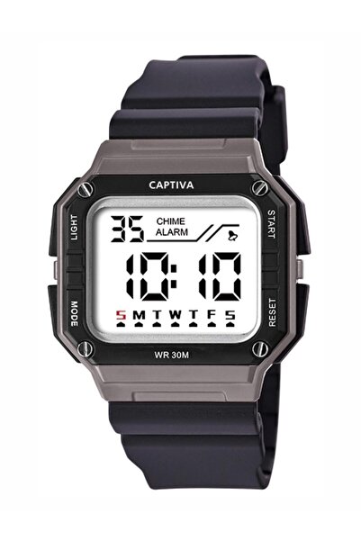 captiva Digital 3 Atm Water-Resistant Lights+Alarm+Stopwatch+Calendar Childre...