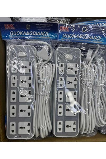 Generic 5-Meter Heavy-Duty Extension Lead – Multi-Socket Power Strip with Ind...