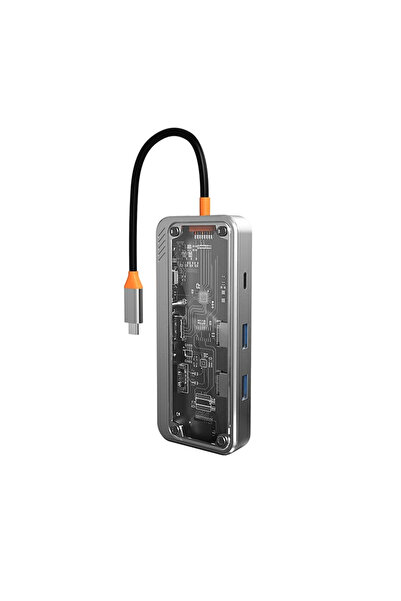 CT STONES Ally 8in1 Type-C to Usb3.0 + Usb2.0 + Type-C + Pd + HDMI + Sd + Tf ...