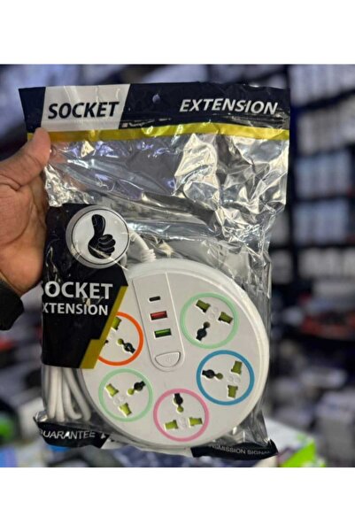 Generic Round Desktop Charging Station – Universal Multi-Socket Hub with Inte...