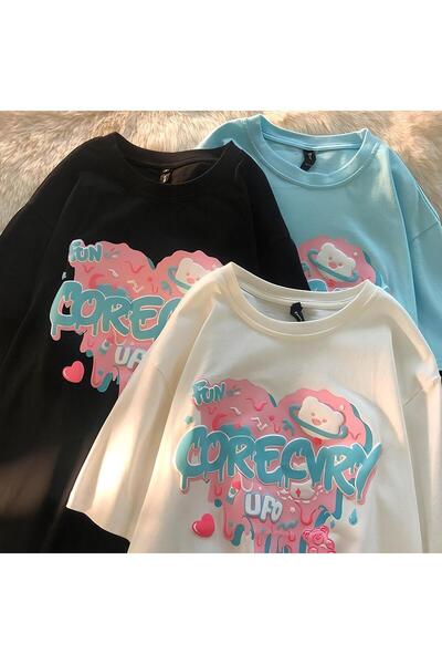 Gofeel Y2K Corecvry Detail Unisex Oversize T-Shirt