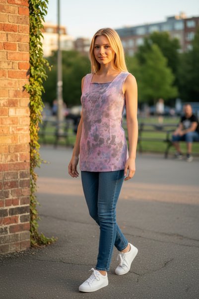 Grizum Batik patterned t-shirt
