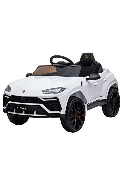 Premierkids Lamborghini Urus electric car, 12V, EVA rubber wheels, eco- Leath...
