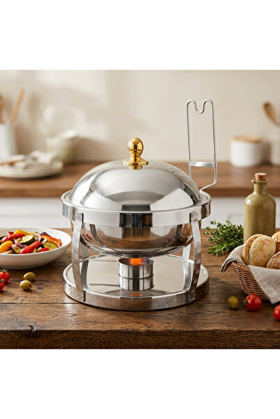 Maxima High-quality, rust-resistant, 8-liter Indian-made oval buffet heater