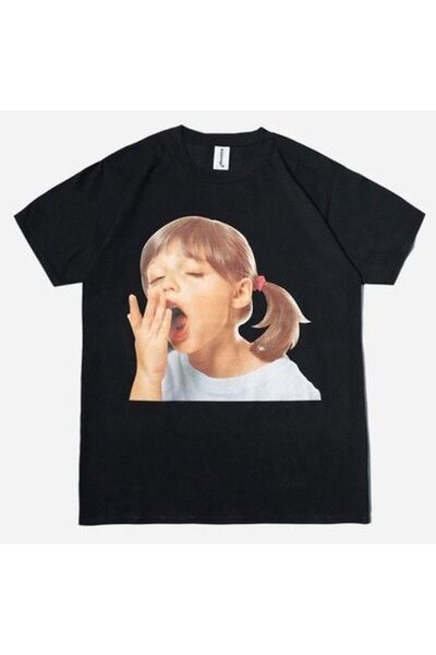 Gofeel Ophella Stretch Girl Detailed Oversized Unisex T-Shirt
