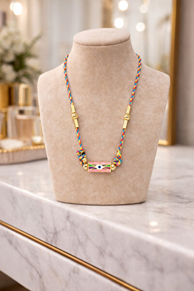 WHİTE ATELIER 2026 Yaz Koleksiyonu - Göz Detaylı Kolye