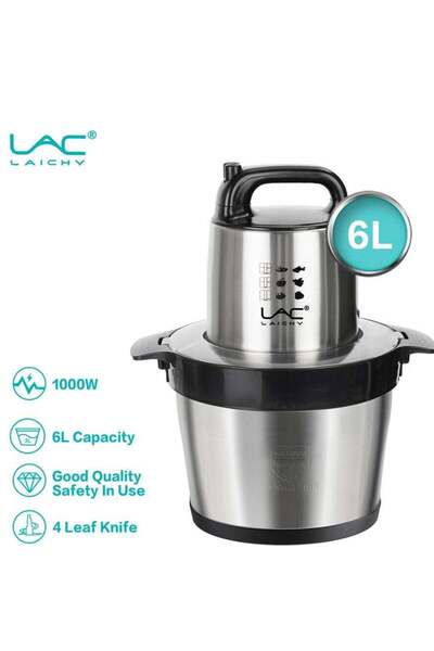 LAC LAICHY Electric Food Chopper, Smart touch screen design, 6L large Meat Gr...