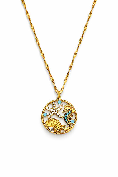 Venus Design قلادة حصان البحر والنجوم