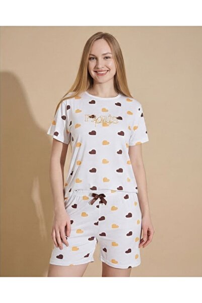 Hirazenmoda Women's Pajama Set with Shorts Summer Thin Fabric Comfortable Fit...