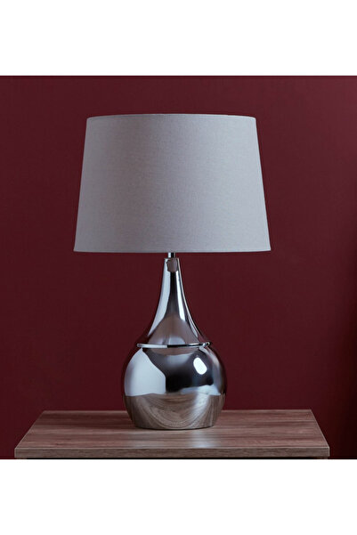 Generic Antarc Chrome Metal Table Lamp - 53 cm