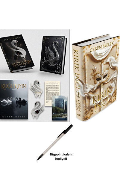 İndigo Kitap Kırık İnci 2 Ciltli / Kuğu Kıyım Ciltli 2 kitap Ceren Melek