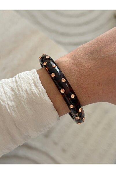 venti design Leopar Kemik Kadın Bilezik