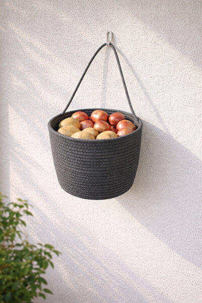 ÖRGÜM Basket for Potatoes and Onions Multi-Purpose Kitchen Organizer 20X18 cm...