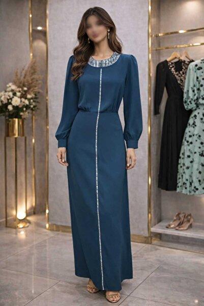 TOP BERLANTY فستان "برلنتي" الراقي - أناقة محتشمة بتفاصيل كريستالية