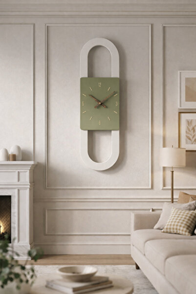 SERENGETI ART BERLİN AHŞAP SALON DUVAR SAATİ PİLLİ (LEDSİZ) QUARTZ ULTRA SESS...