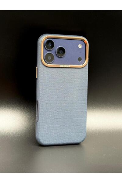 GENERAL MOCOME Premium Woven Fiber Case with Metallic Camera Protection for i...