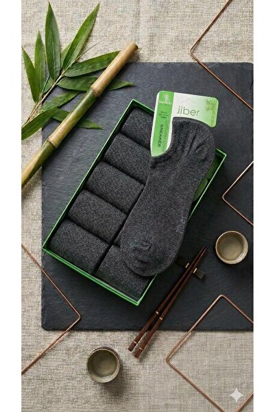 BEYAZTOPTAN Ji̇ber 12-Piece Men's Yu Soft-Textured a Bamboo N Sneakers Orap