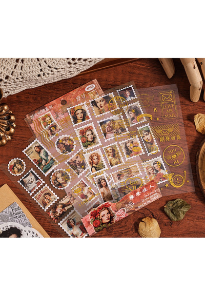 Kolbi Craft 4 أوراق من الملصقات الشفافة لدفتر الملاحظات والكمبيوتر المحمول وا...