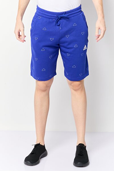 adidas Men Sportswear Fit Embroidered Logo Outdoor Shorts, Royal Blue