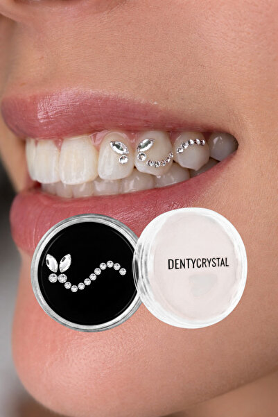 DENTYCRYSTAL Diş Pırlantası Kuyruklu Kelebek Deseni Classic (Avusturya Krista...
