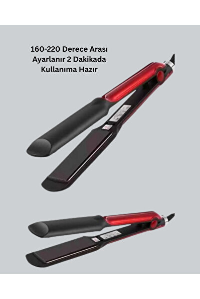 STREOZD fesyonel Titanyum Saç Düzleştirici – Ayarlanabilir Isı ve Hızlı (233510) Isınma Özellik