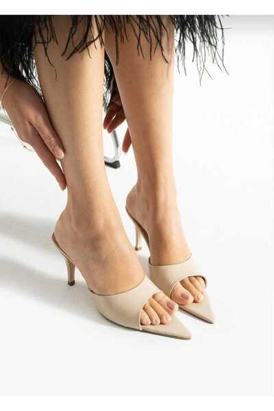 Moppy Stylish Daily and Formal Pointed Toe Shoes İnc Stiletto Heel Erli̇k