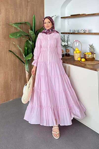 Hazamoda Voile Dress Pink