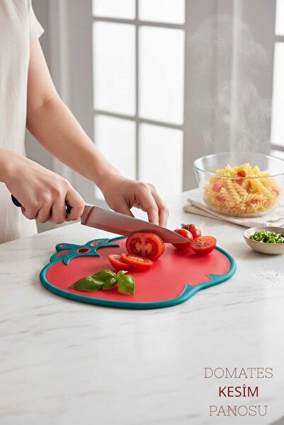 Herza House Non-Slip Cutting Board - Tomato