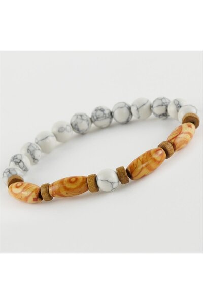 Generic Brand Streozd Ceyt Ahşap Tr New Season (225026) Natural Stone Bracele...