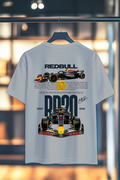 BookOrBook Rb20 100% Heavy Cotton Premium Quality Sırt Printed T-Shirt