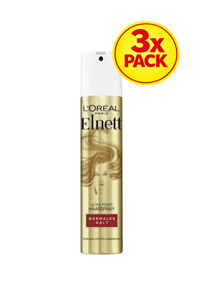 L'Oreal Paris 3x PACHET Elnett fixativ cu fixare normală 250 ml