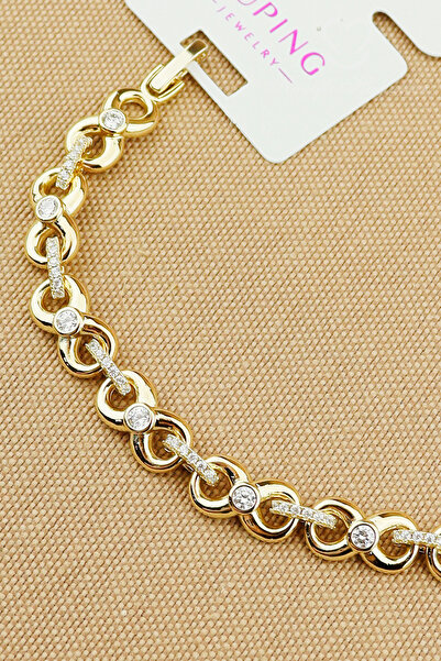 Keyifli Hayaller سوار شوبينغ - سوار ذهبي دائري من نوع مرصّع بالأحجار إنفنيتي ...