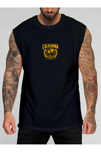 SUNFREE KALIFORNIJA Štampano Odjeća za teretanu Bez Rukava Oversize kroj Mušk...