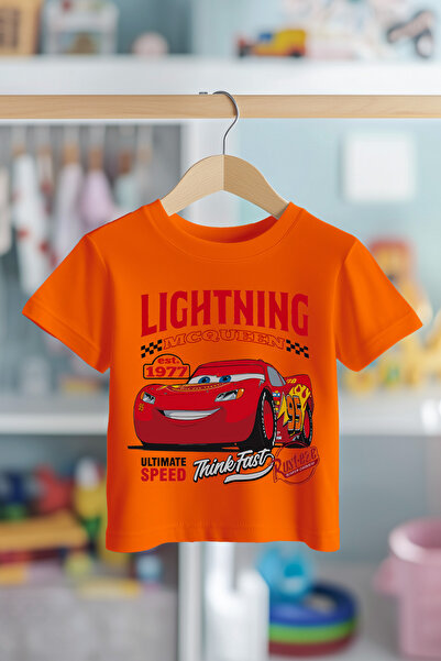 BookOrBook Tricou pentru copii Red Car bumbac 100% de calitate premium