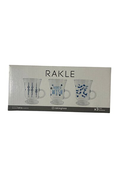 Rakle 3Lü Çay Fincanı