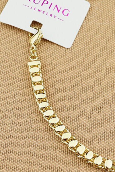 Keyifli Hayaller Xuping Bracelet - Vip Gold Oval Barley Chain Model Gold Xupi...