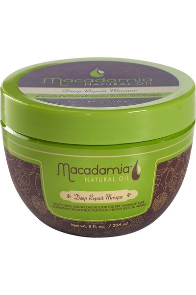 Macadamia Natural Oil قناع الشعر العميق لإصلاح الشعر بخلاصة المكاديميا، 236 مل