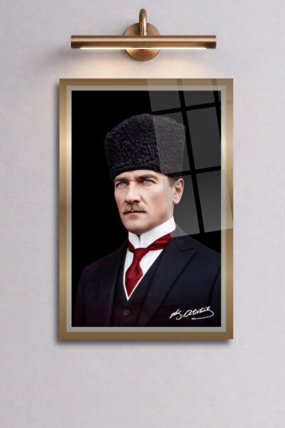 HMDS CONCEPT Mustafa Kemal Atatürk Tablou de sticlă 460
