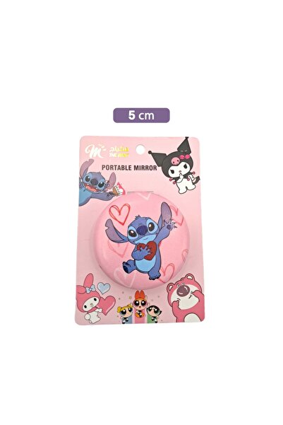 SQF Stitch-themed foldable makeup mirror