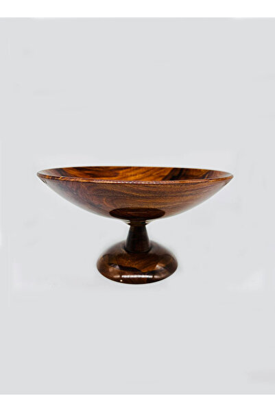 M.A Traders Handmade Wooden Stand Bowl – Fancy Thin Style – 12″ Decorative Se...