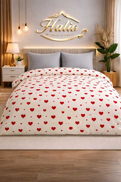 Altıntaş soft Duvet Cover Set Double Cotton Pieces'' Duvet Cover +2 Pillowcas...