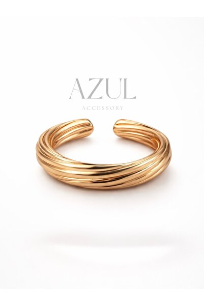 AZUL ACCESSORY Minimalist Ayarlanabilir Burgu Alyans Yüzük