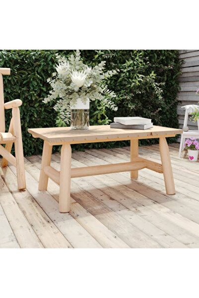 Concept Τραπεζάκι σαλονιού, 90x50x41 εκ., από μασίφ ξύλο ελάτης