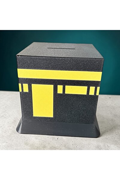 Major Hobi 3D Baskı Kabe Şeklinde Kumbara – Dekoratif Tasarruf Kutusu 10x10x1...
