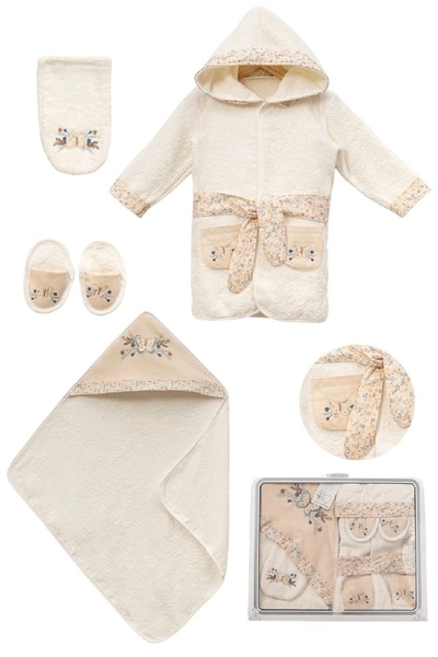 Cherub Baby مجموعة مناشف استحمام للأطفال حديثي الولادة من تريست كروتشي فلاورا...