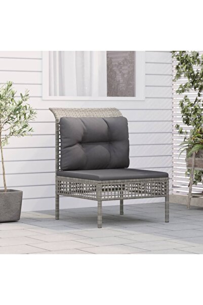 Concept Καναπές-κέντρο κήπου, με Μαξιλάρι, γκρι, πολυρατάν