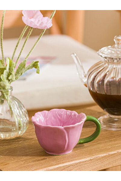 LC Waikiki Freezen Store'dan I Çiçek Figürlü Porselen Kupa 175 ml